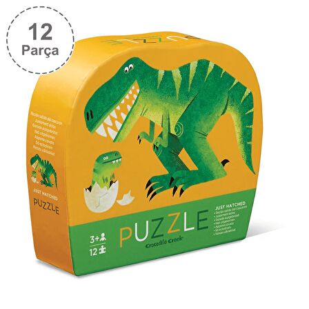 Dinozor Ve Yavrusu 4+ Yaş Büyük Boy Puzzle 12 Parça