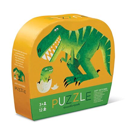 Dinozor Ve Yavrusu 4+ Yaş Büyük Boy Puzzle 12 Parça