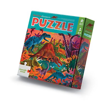 Dinozorlar 4+ Yaş Büyük Boy Puzzle 60 Parça