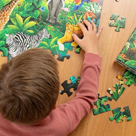 Orman Cenneti 5+ Yaş Büyük Boy Puzzle 100 Parça