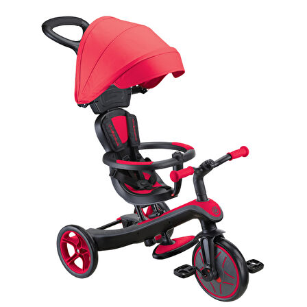 Globber Explorer 4in1 Trike Bisiklet - Kırmızı