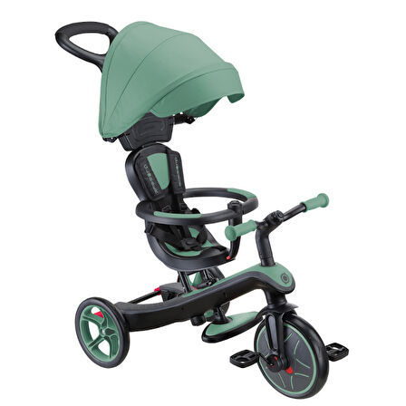 Globber Explorer 4in1 Trike Bisiklet - Zeytin Yeşili