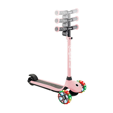 Globber One K E-Motion 4 Plus Işıklı Elektrikli Scooter - Pastel Pembe