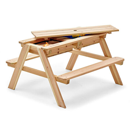 Plum Ahşap Kum ve Su Piknik Masası