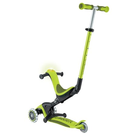Globber Go Up Deluxe Işıklı Scooter - Yeşil