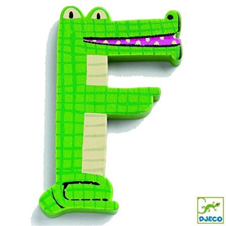 Djeco Harfler / F - Animals Letter