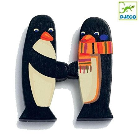Djeco Harfler / H - Animals Letter