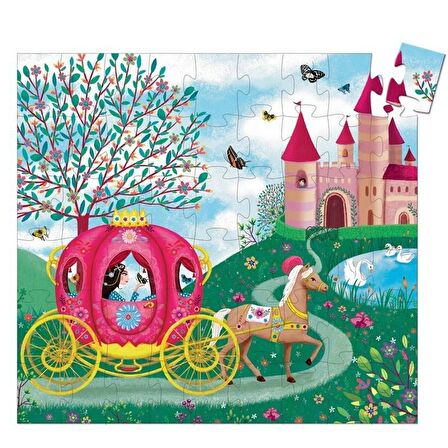 Djeco Dekoratif Puzzle 54 Parça - Elise's Carriage