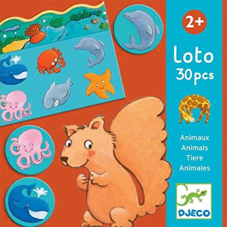 Djeco Tombala Oyunları - Animals Lotto