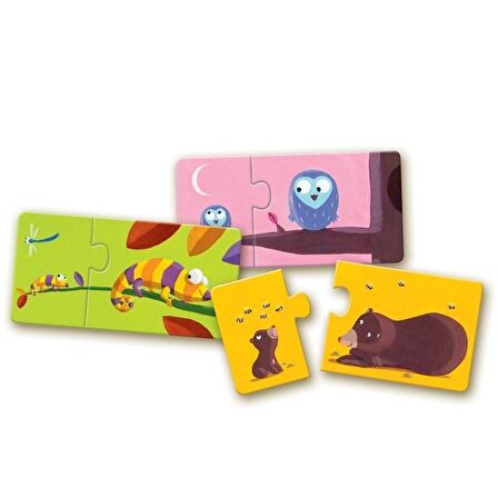 Djeco İkili Puzzle - Duo Mom Baby