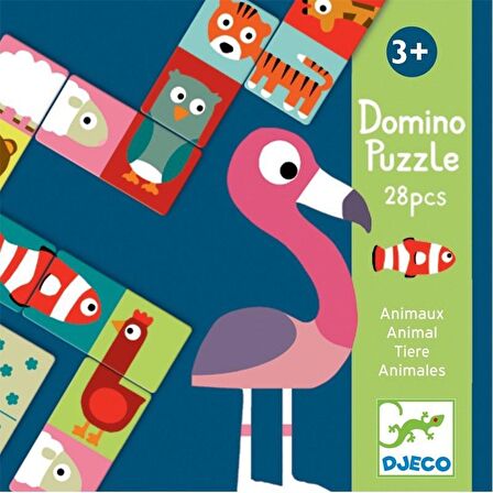 Djeco Puzzle - Domino Animo