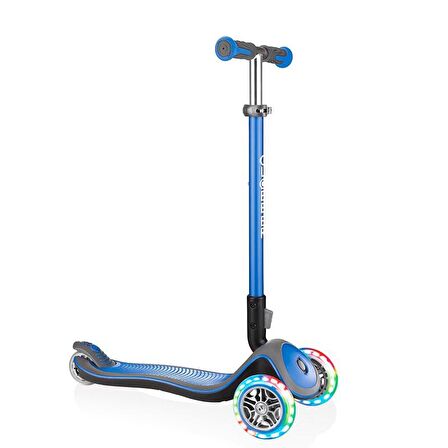 Globber Elite Deluxe Işıklı Scooter - Lacivert