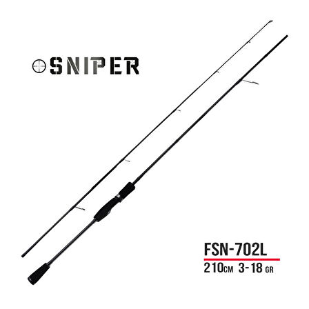 Fujin Sniper 210cm 3-18gr Light Spin Kamış