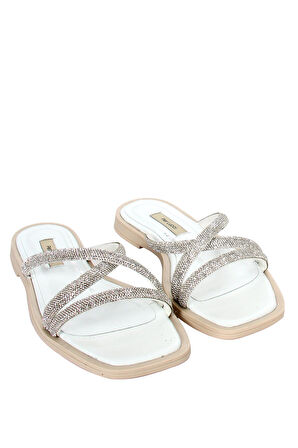 Mercado Kadın Terlik - Beyaz