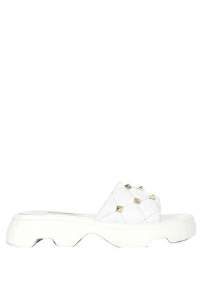 Lertora Kadın Terlik - Beyaz