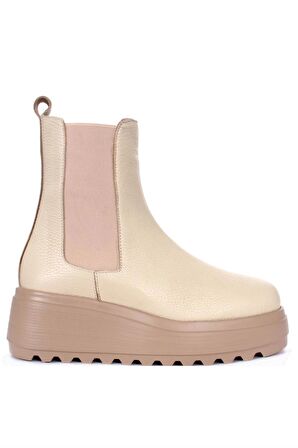 Castalino Kadın Bot - Bej