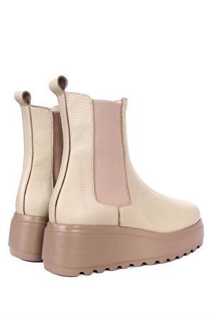 Castalino Kadın Bot - Bej