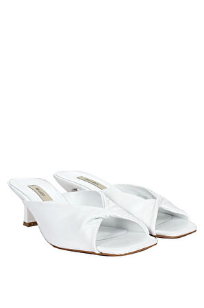 Federica Kadın Terlik - Beyaz