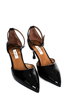 Krana Siyah Kadın Sandalet