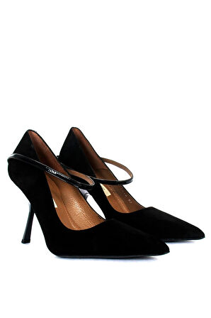 Klaus Kadın  Ayakkabı - Siyah Süet