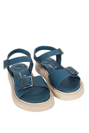 Harden Kadın Sandalet - Kot Mavi