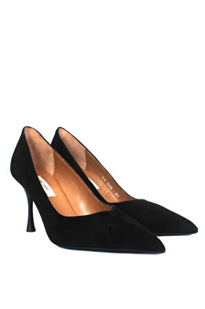 Barros Kadın Ayakkabı - Siyah Süet