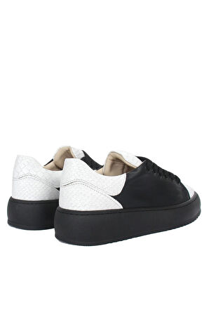 Mediana Kadın Ayakkabı - Beyaz-Siyah