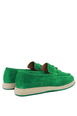 Alina Kadın Ayakkabı - Yeşil Süet