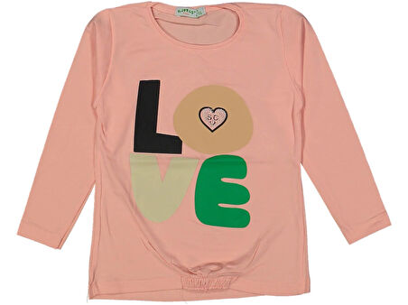 KIZ 5/8 YAŞ LOVE BASKILI BADİ