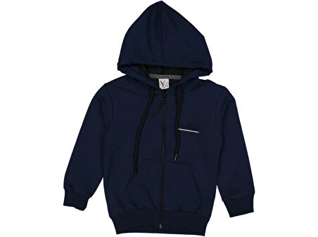 ERKEK 5/8 YAŞ FERMUARLI KAPŞONLU SWEAT HIRKA