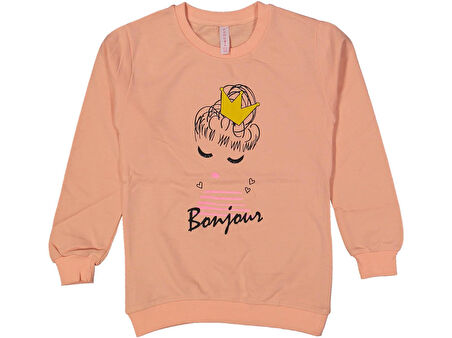 KIZ 8/12 YAŞ BORJOUR KIZ BASKILI SWEAT 