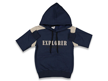ERKEK 5/8 YAŞ 2 İP EXPLORER KAPŞONLU SWEAT