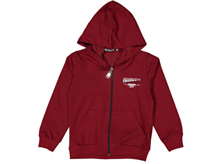 UNISEX 11/15 YAŞ KANGURU CEPLİ FERMUARLI KAPŞONLU SWEAT HIRKA
