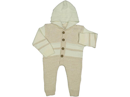 UNISEX 6/18 AY 3 LİNKSLİ KAPŞONLU TRİKO TULUM