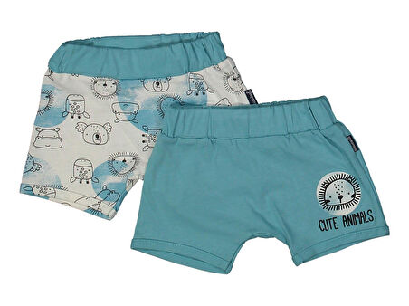 ERKEK 6/18 AY CUTE ANİMALS 2Lİ ŞORT