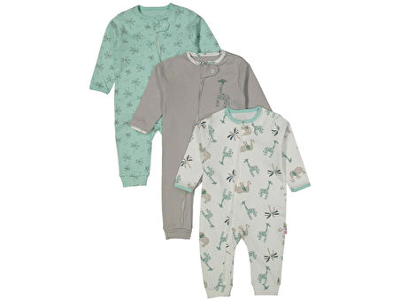 UNISEX 9/18 AY FERMUARLI GRİ ZÜRAFA TULUM