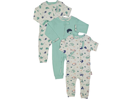 UNISEX 9/18 AY FERMUARLI YAPRAKLI KİRPİ TULUM