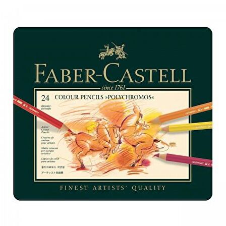 Faber Castell Polychromos Kuru Boya Kalemi 24 Renk