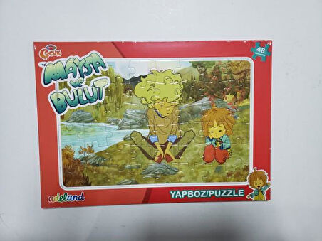 Adeland Trt Çocuk Maysa ve Bulut 48 Parça Yapboz (Puzzle)