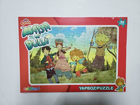 Adeland Trt Çocuk Maysa ve Bulut 48 Parça Yapboz (Puzzle)