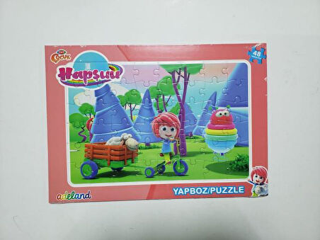 Adeland Trt Çocuk Hapşuu 48 Parça Yapboz (Puzzle)