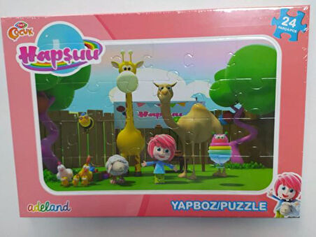 Adeland Trt Çocuk Hapşuu 24 Parça Yapboz (Puzzle)