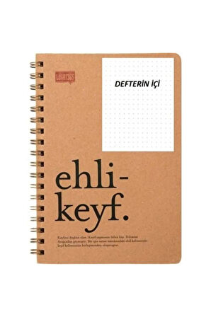 Lûgat365 Lugat365 Noktalı Sert Kapak Defter 100 Yp. 17x24 Cm (ehlikeyf)