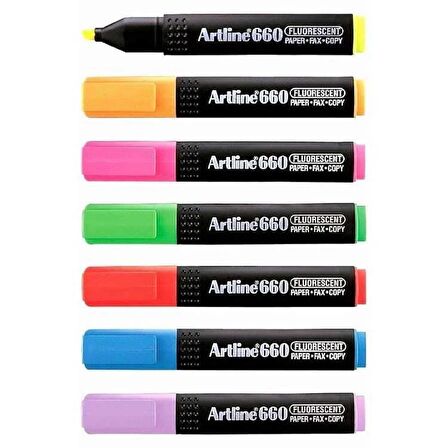 artline 660 Fosforlu Kalem 7 Li Set