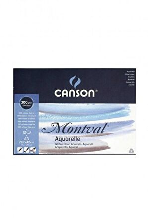 Canson Montval Suluboya Defteri (A3) 300gr 12 Sayfa