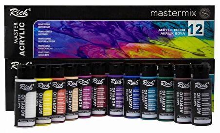 Rich Mastermix Akrilik Boya Seti 12x60Ml