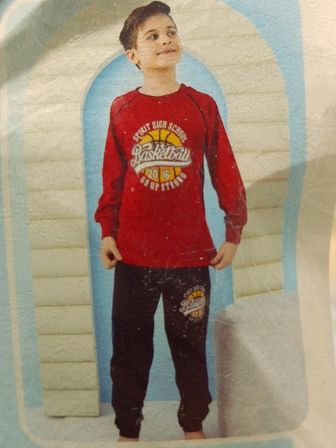 Kapi Kids 7011 Erkek Çocuk Uzun Kol Pijama Takım