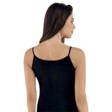 Şahinler Beyaz Kadın İp Askılı Düz Atlet  MB001
