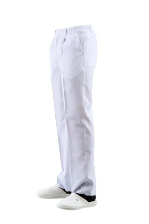 My Form Dual Erkek Alpaka Kumaş Pantolon-BEYAZ
