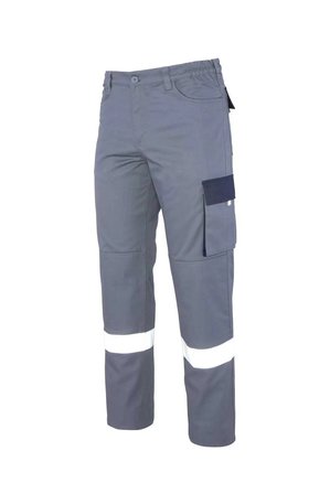 My Form Palmira Plus Harman Kumaş Pantolon-GRI LACIVERT
